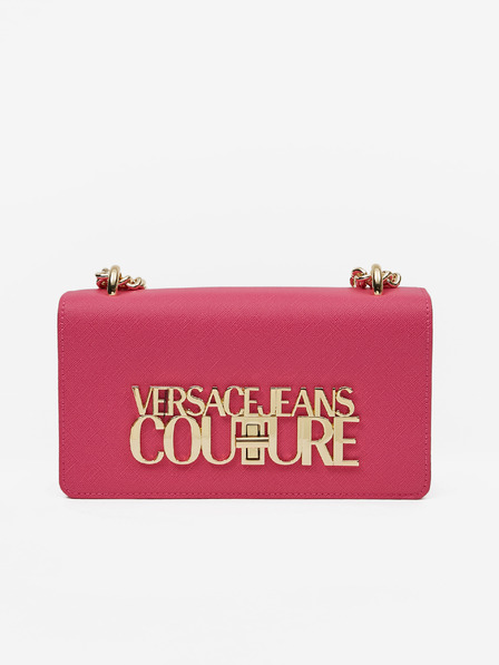 Versace Jeans Couture Temno rožnata ženska torbica Versace Jeans Couture