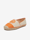 Michael Kors Oranžne in bež ženske espadrile Michael Kors Kendrick