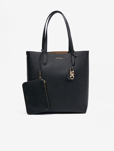 Michael Kors Črna ženska usnjena obojestranska nakupovalna torbica Michael Kors