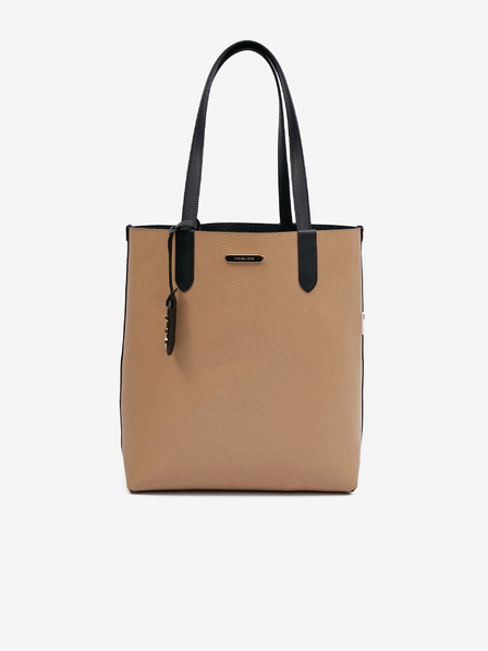 Michael Kors Črna ženska usnjena obojestranska nakupovalna torbica Michael Kors