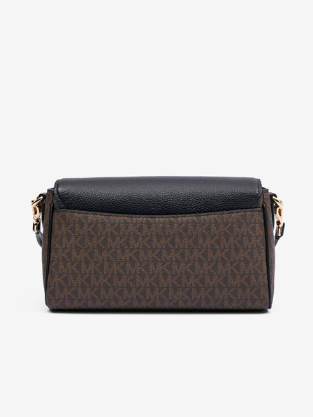 Michael Kors Rjava ženska vzorčasta torbica s križem Michael Kors