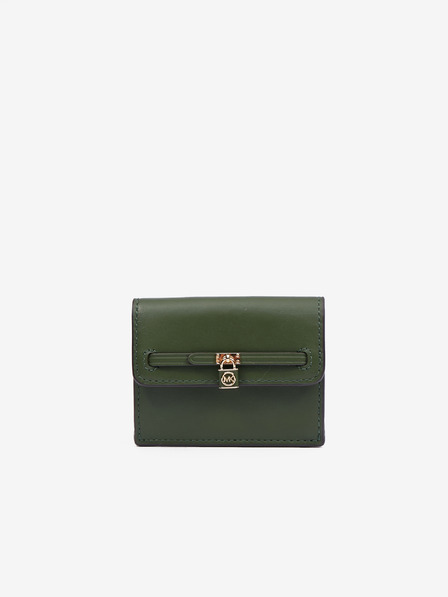 Michael Kors Temno zelena ženska usnjena denarnica Michael Kors