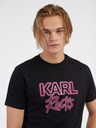 Karl Lagerfeld Črna moška majica KARL LAGERFELD