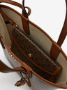 Michael Kors Temno rjava ženska vzorčasta torba Michael Kors XS Open Tote
