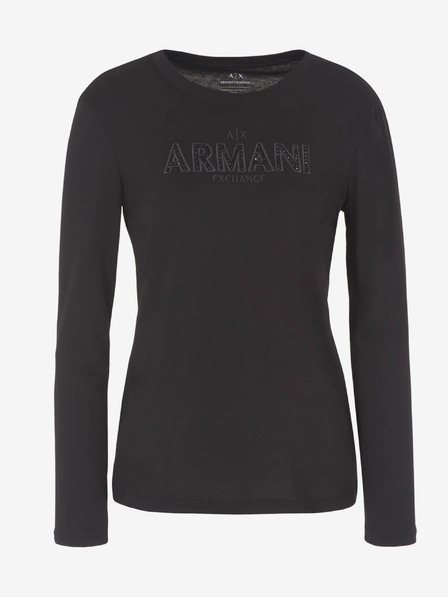 Armani Exchange Črna ženska majica Armani Exchange