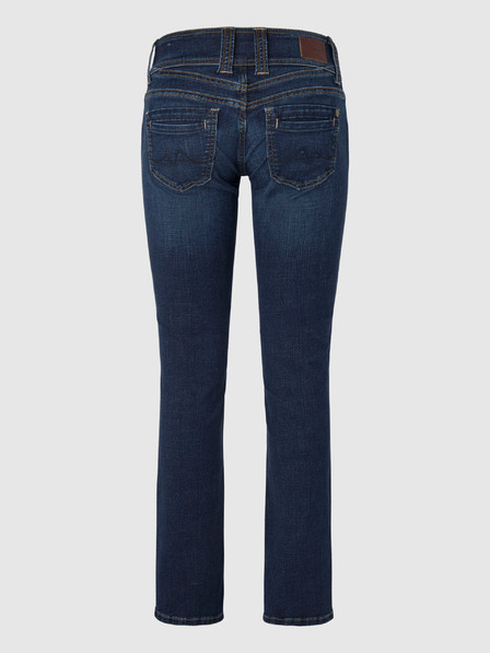 Pepe Jeans Temno modre ženske kavbojke ozkega kroja Pepe Jeans