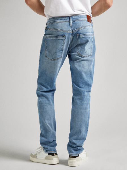 Pepe Jeans Svetlomodre moške kavbojke ravnega kroja Pepe Jeans