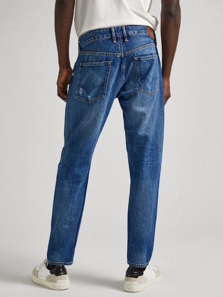 Pepe Jeans Modre moške kavbojke ravnega kroja Pepe Jeans