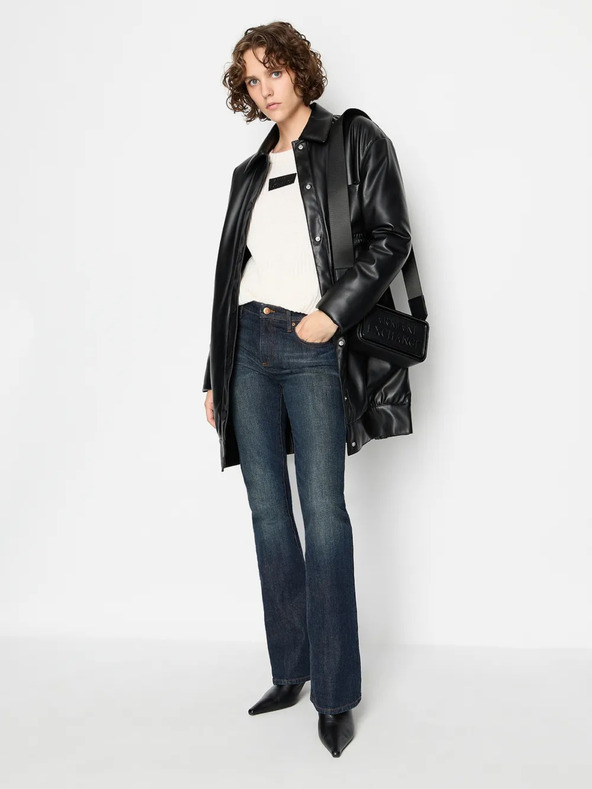 Armani Exchange Kremna Armani Exchange Ženski pulover iz volne