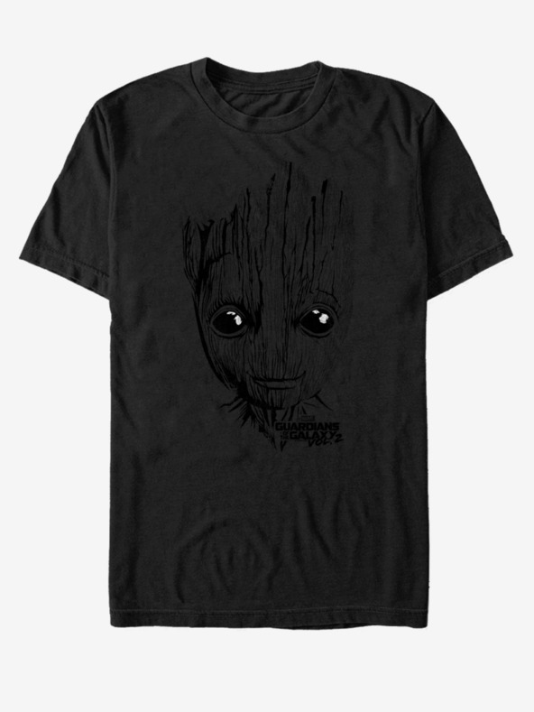 ZOOT.Fan Črna unisex majica Groot Guardians of the Galaxy vol. 2 ZOOT.FAN Marvel