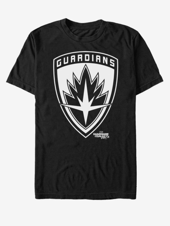 ZOOT.Fan Črna unisex majica Simbol Varuhi galaksije vol. 2 ZOOT.FAN Marvel