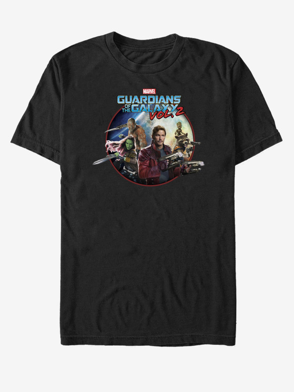ZOOT.Fan Črna unisex majica Guardians of the Galaxy vol. 2 ZOOT.FAN Marvel