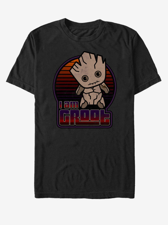 ZOOT.Fan Črna unisex majica I Am Groot Varuhi galaksije Marvel