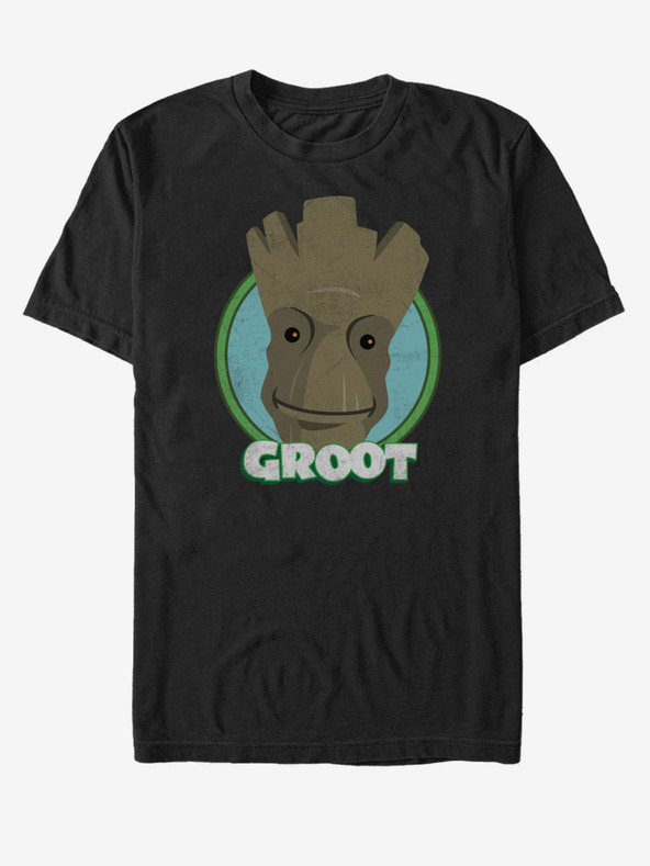 ZOOT.Fan Črna unisex majica Groot Guardians of the Galaxy ZOOT.FAN Marvel