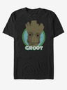 ZOOT.Fan Črna unisex majica Groot Guardians of the Galaxy ZOOT.FAN Marvel