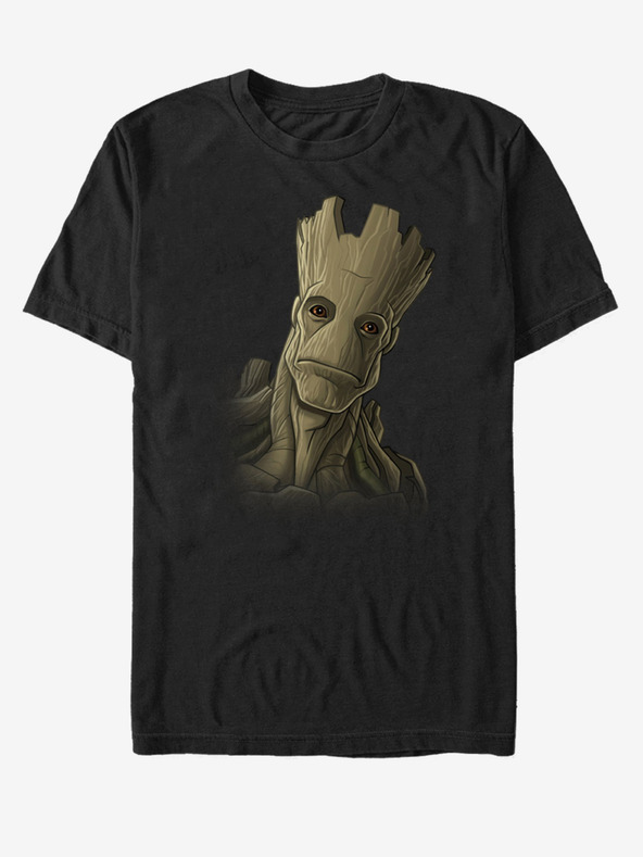 ZOOT.Fan Črna unisex majica Groot Varuhi galaksije ZOOT.Fan