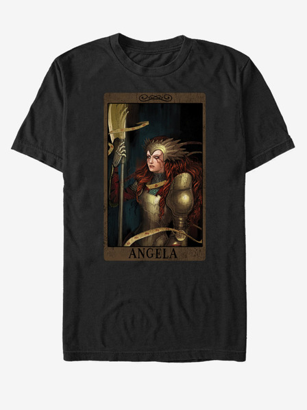 ZOOT.Fan Črna unisex majica Angela Varuhi galaksije ZOOT.FAN Marvel