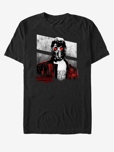 ZOOT.Fan Črna unisex majica s kratkimi rokavi ZOOT.FAN Star-Lord Guardians of the Galaxy vol.2 Marvel