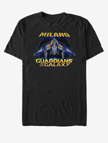 ZOOT.Fan Črna unisex majica Milano Varuhi galaksije ZOOT.FAN Marvel