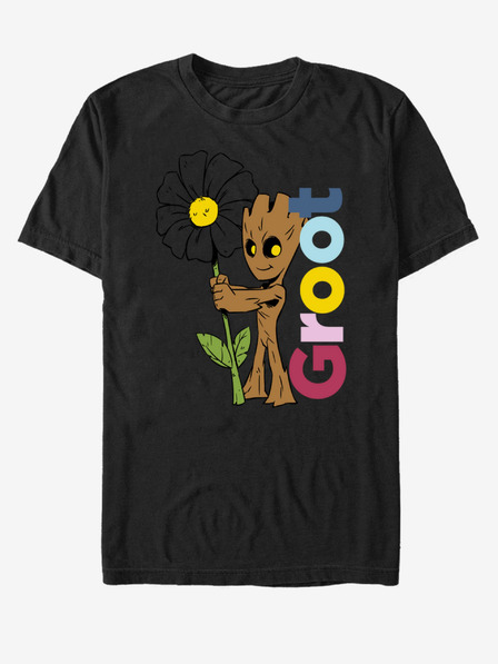 ZOOT.Fan Črna unisex majica Groot Guardians of the Galaxy ZOOT.FAN Marvel