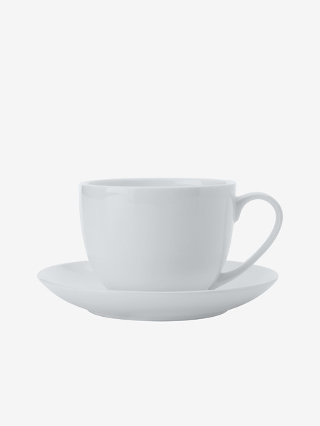 Maxwell & Williams Maxwell & Williams Bela kostna porcelana Cashmere 230ml skodelica in krožnik