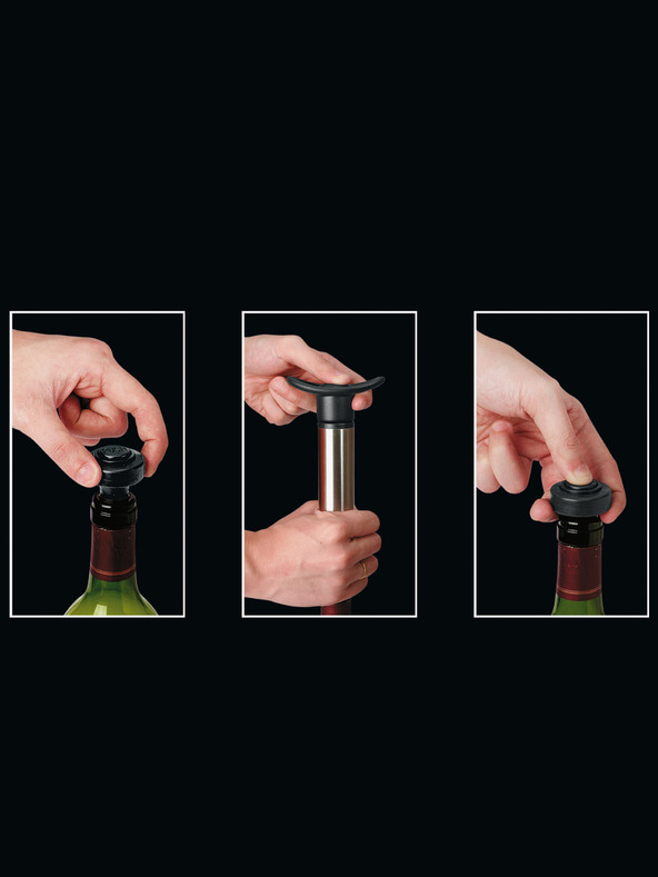 Cilio Vakuumska črpalka z dvema pokrovčkoma za vino Cilio