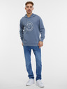 ONLY & SONS Modra moška majica s kapuco ONLY & SONS Lamer