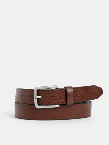 Jack & Jones Temno rjav usnjen pas Jack & Jones Lee