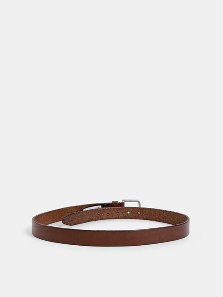 Jack & Jones Temno rjav usnjen pas Jack & Jones Lee