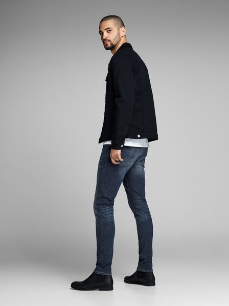 Jack & Jones Temno modre moške kavbojke Jack & Jones Liam skinny