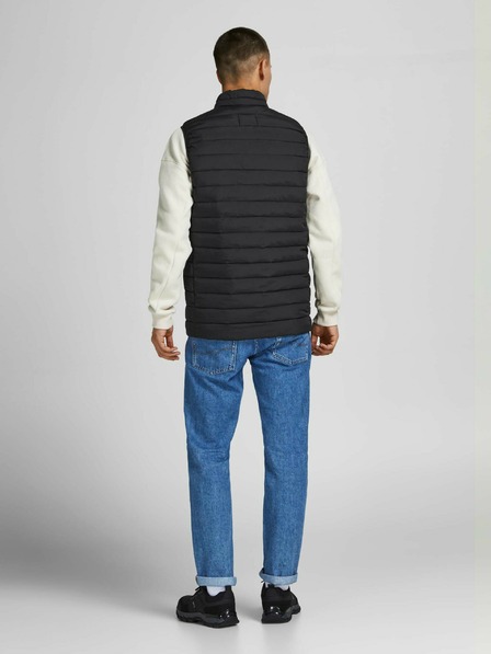 Jack & Jones Črn Jack & Jones Prešiti jopič Jack & Jones