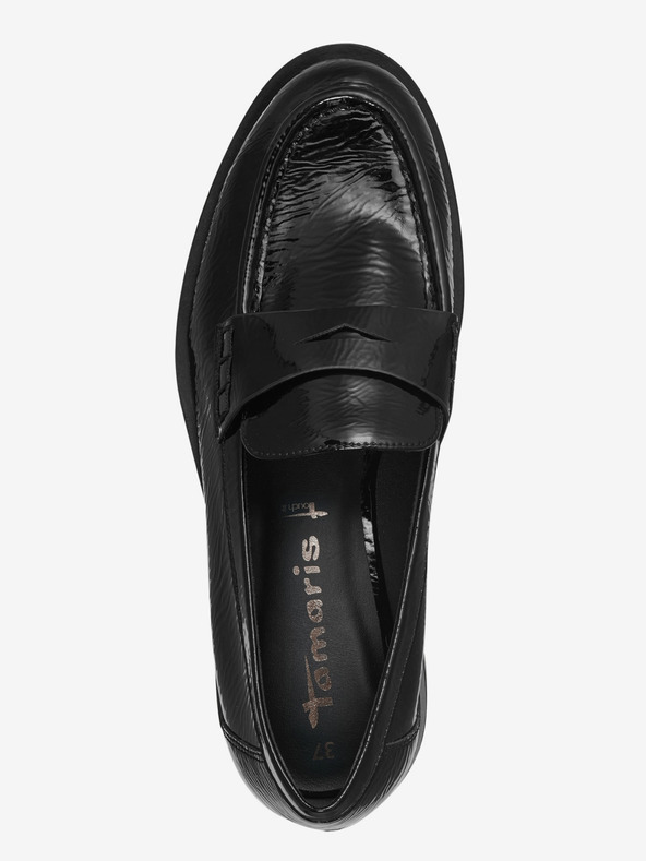 Tamaris Črni ženski mokasini Tamaris