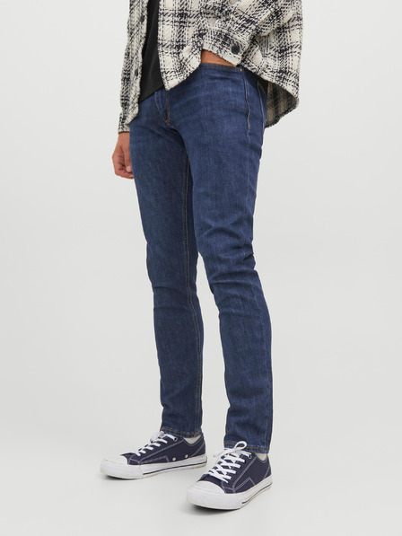 Jack & Jones Modre moške kavbojke ravnega kroja Jack & Jones Glenn