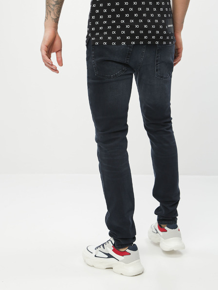 Jack & Jones Temno modre oprijete kavbojke Jack & Jones Liam