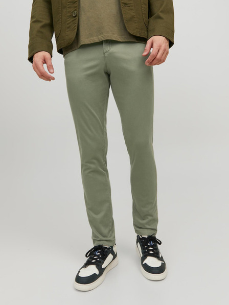 Jack & Jones Zelene moške hlače Jack & Jones Marco chino