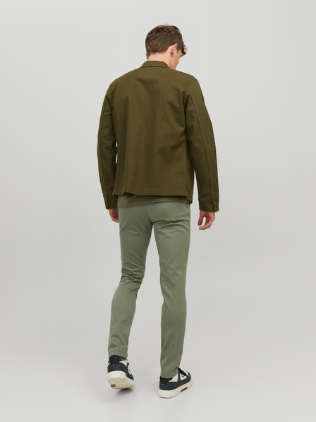 Jack & Jones Zelene moške hlače Jack & Jones Marco chino