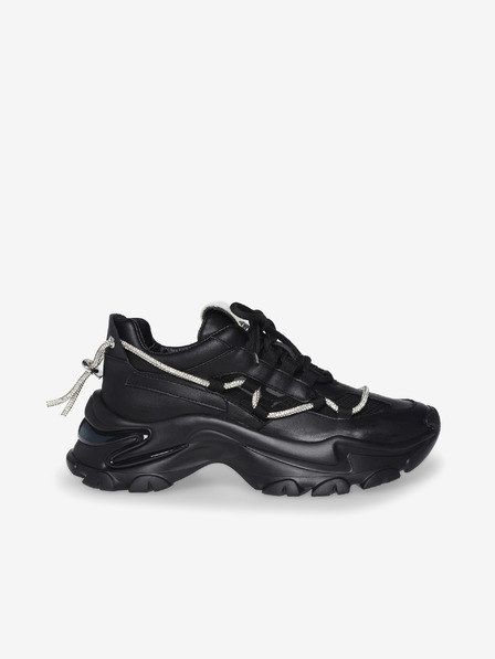 Steve Madden Črne ženske superge Steve Madden Miracles s platformo