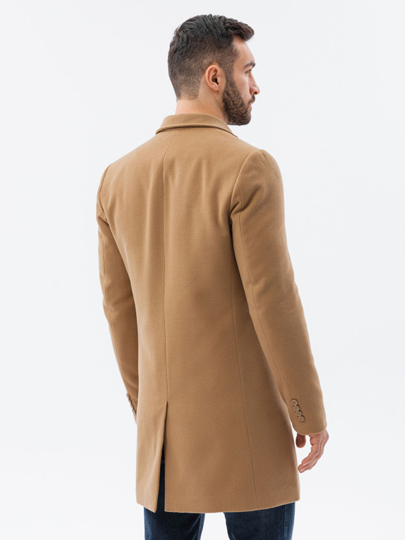 Ombre Clothing Bež Moški lahki plašč Ombre oblačila