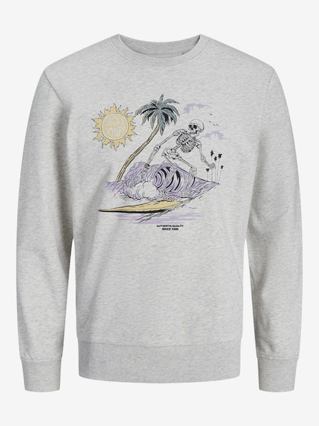 Jack & Jones Svetlo siva moška jopa Jack & Jones Zion