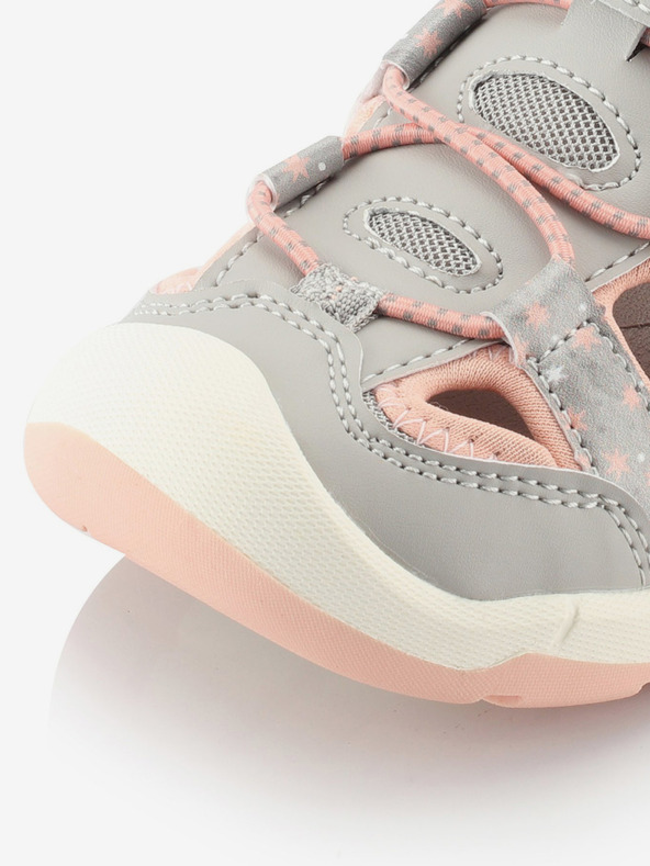 ALPINE PRO Sivi dekliški sandali za na prostem ALPINE PRO GROBO