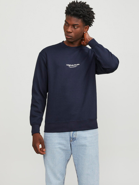 Jack & Jones Temno modra moška jopa s kapuco Jack & Jones Vesterbro
