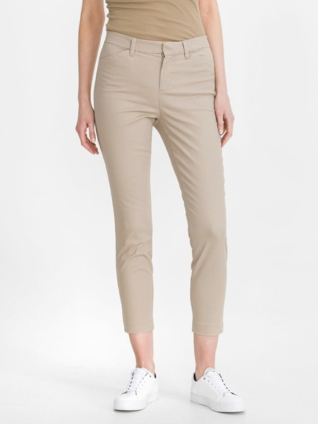 GAP Dolge hlače skinny ankle khaki GAP