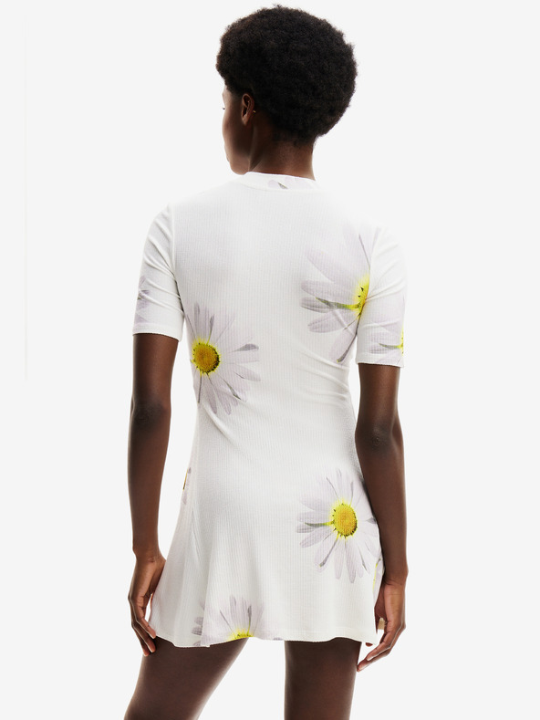 Desigual Desigual Margaritas bela ženska cvetlična obleka