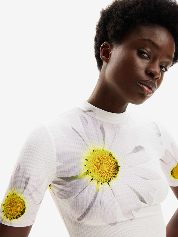 Desigual Desigual Margaritas bela ženska cvetlična obleka