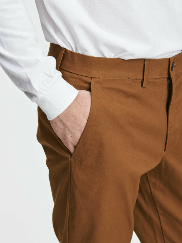 GAP Khaki slim fit hlače GapFlex GAP