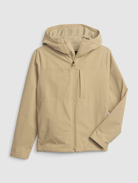 GAP Detská bunda na zips s kapucňou GAP