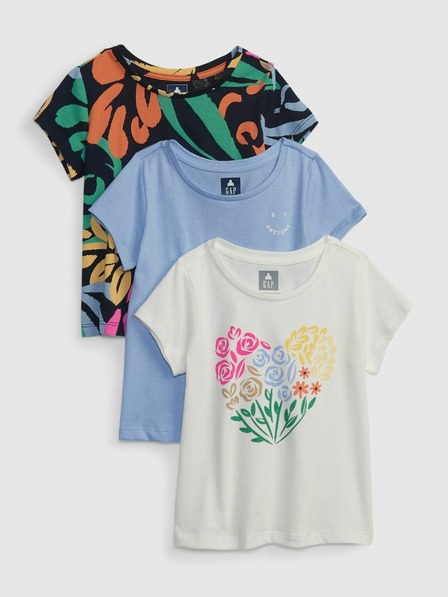 GAP Dojenčke majice Mix & Match, 3 kosi GAP