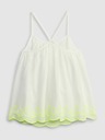 GAP Baby platneni top z mandžeto GAP