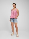 GAP Bombažna cvetlična crop top GAP