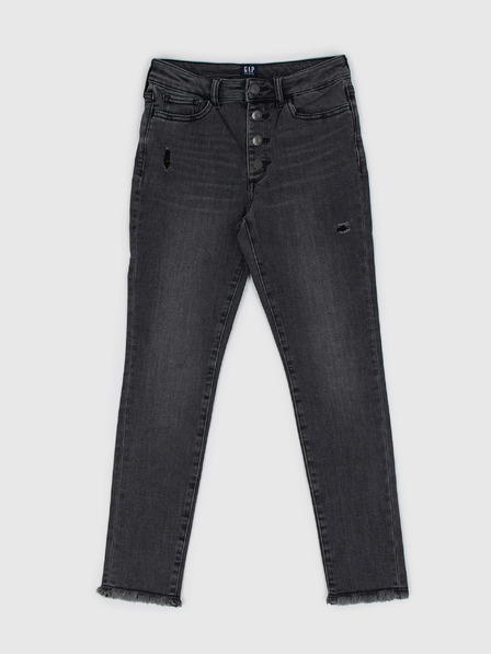 GAP Otroške jeggings kavbojke z gumbi GAP